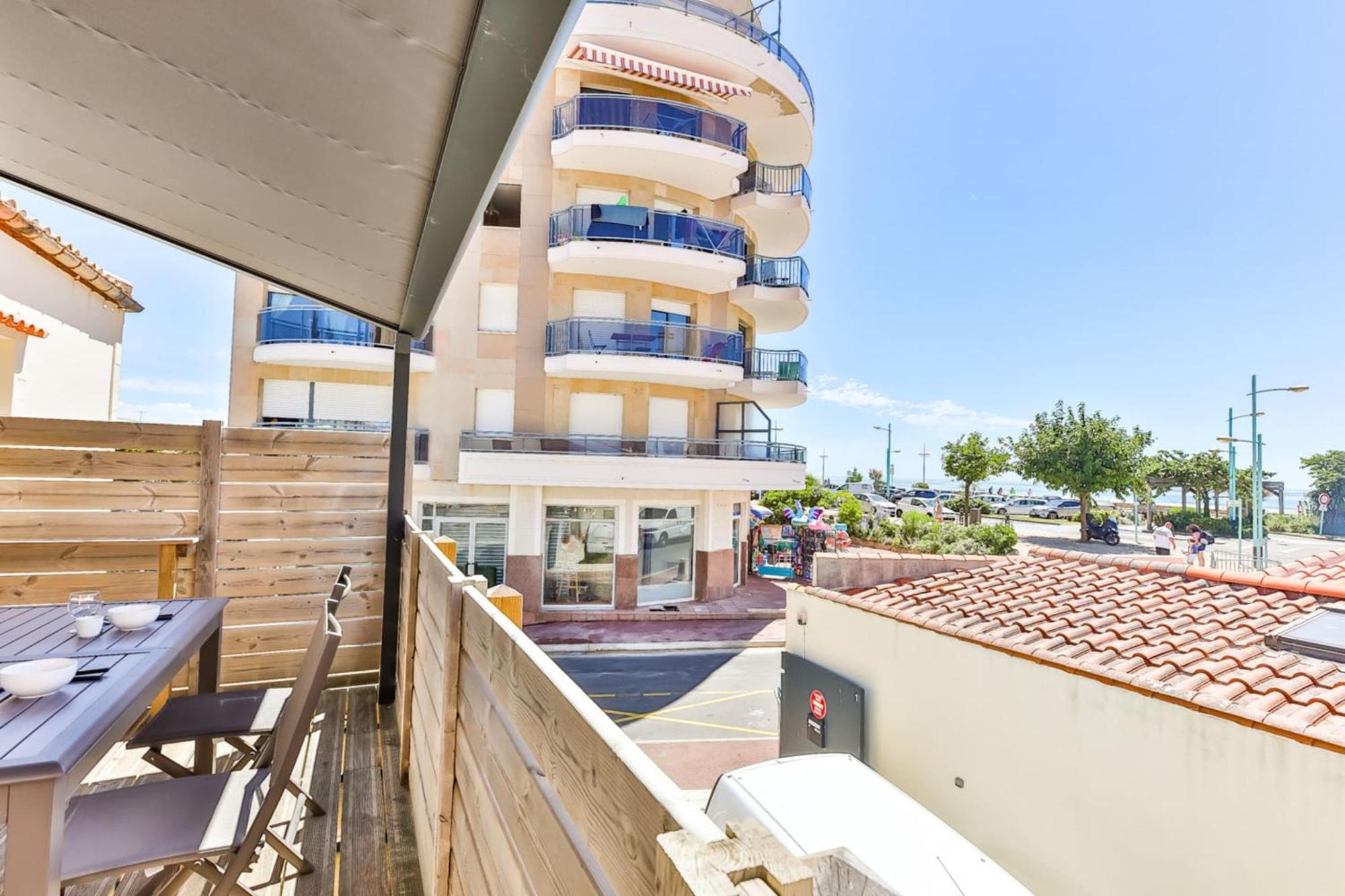 Cote Plage - Vue Mer - Terrasse Saint-Jean-de-Monts Exterior photo