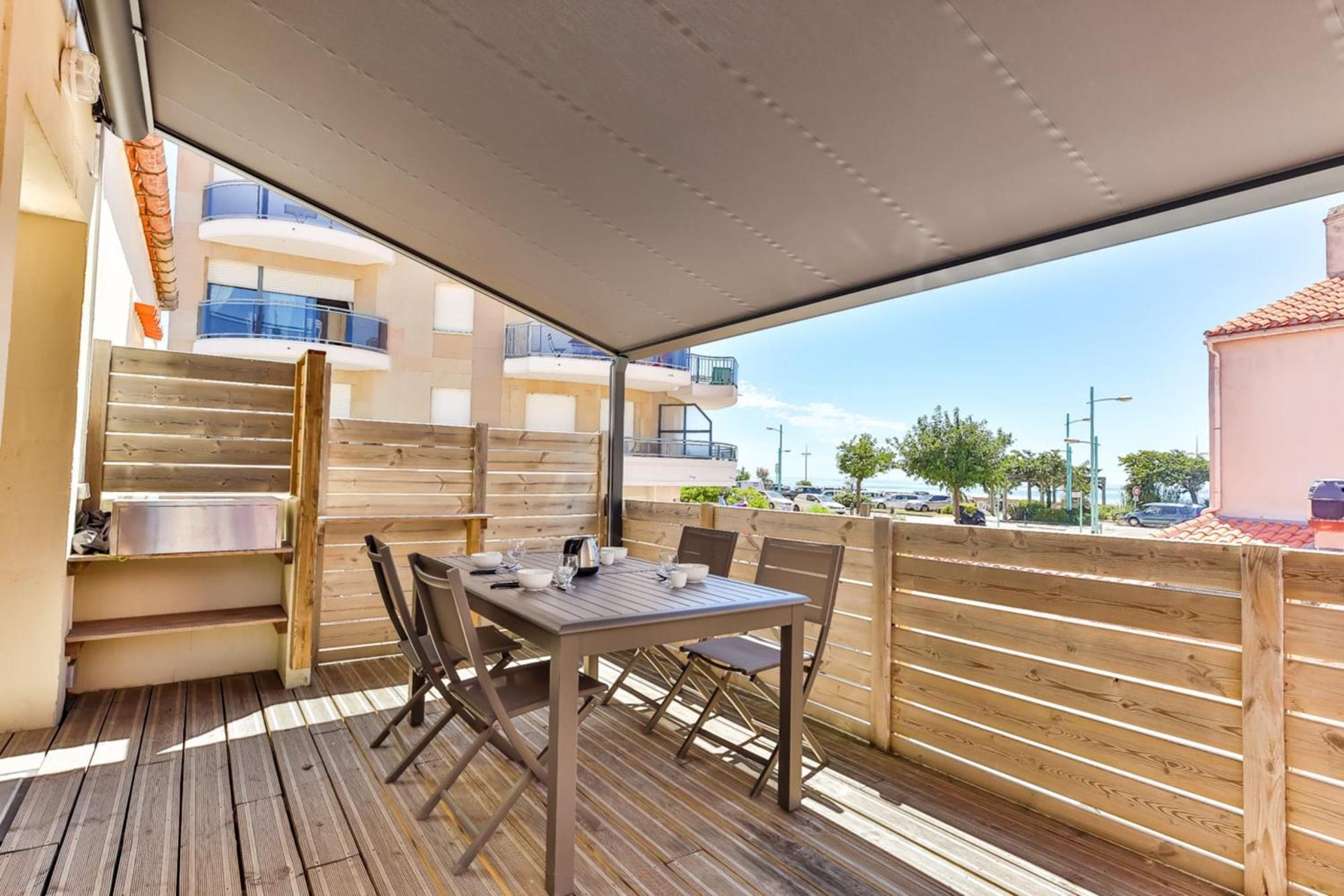 Cote Plage - Vue Mer - Terrasse Saint-Jean-de-Monts Exterior photo